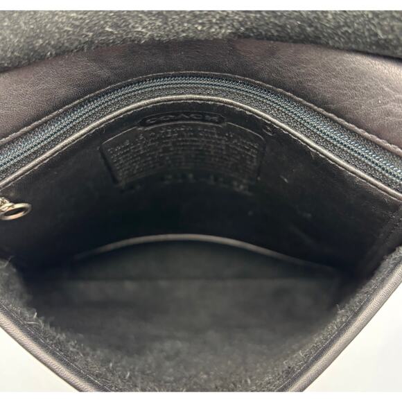 Coach 9131 Saddle Flap Crossbody | 90s Leather Hippie Bag | Vintage Minimal - Picture 10 of 16